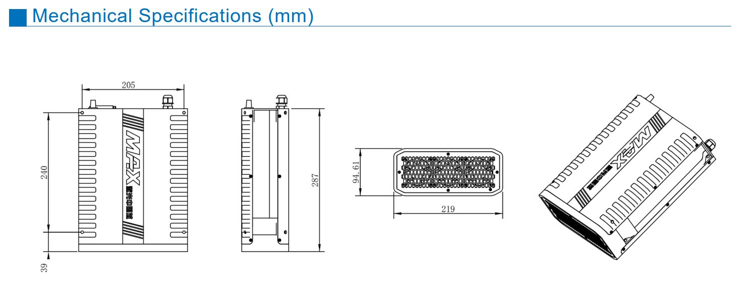 Unice MFP-20W 20W Small Case Pulsed Fiber Laser